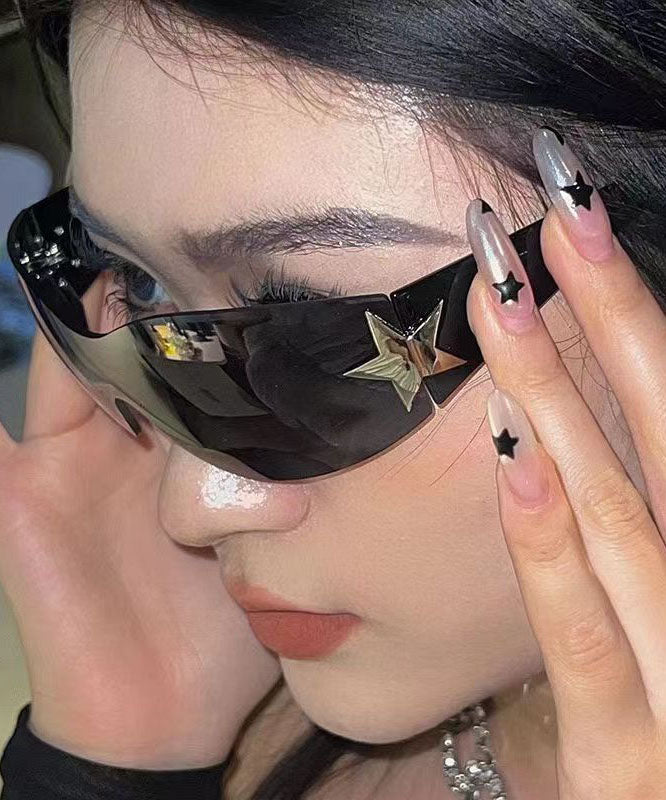 DIY Nude Windproof Eye Protection Star Sunglasses Sunglasses