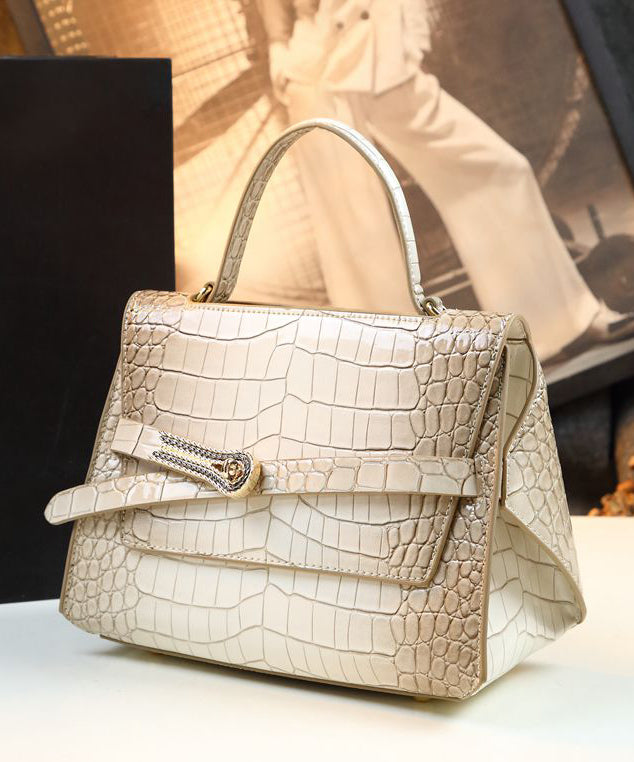 Elegant Gradient Color Alligator Pattern Versatile CrossBody Women Handbags