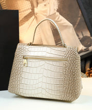 Elegant Gradient Color Alligator Pattern Versatile CrossBody Women Handbags