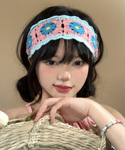 Ethnic Style Colorful Hollow Out Knitted Headband