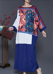 Ethnic Style Original Design Patchwork Cotton Dresses Spring