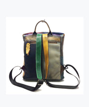 European And American Style Colored Genuine Cowhide Backpack