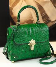 Fashion Alligator Pattern Solid Durable Versatile Women Handbags