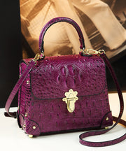 Fashion Alligator Pattern Solid Durable Versatile Women Handbags