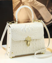 Fashion Alligator Pattern Solid Durable Versatile Women Handbags