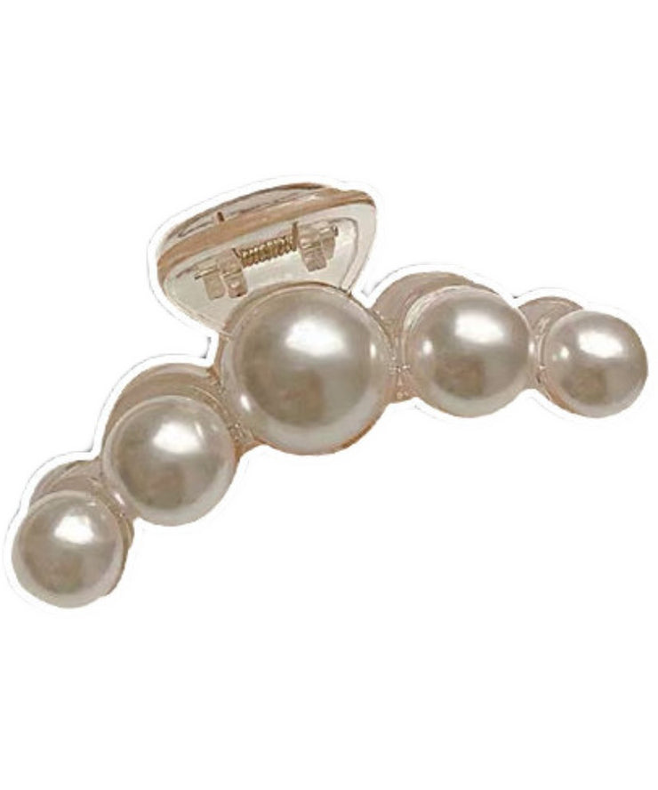 Fashion Beige Plastic Pearl Hairpin