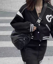 Fashion Black Faux Leather Drawstring Messenger Bag