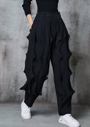 Fashion Black Original Design Cotton Pants Spring