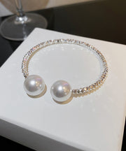 Fashion Silk Copper Alloy Pearl Choker