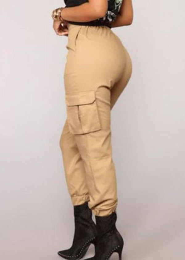 Khaki Haroun pants trousers