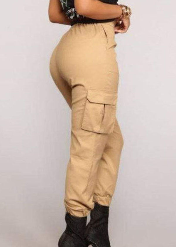 Khaki Haroun pants trousers