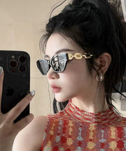 Fashionable Cat Eye Chain Leg Sunglasses 2024 New Model