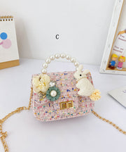 Fashionable Cute Mini Kids Girls Nail bead Messenger Bag