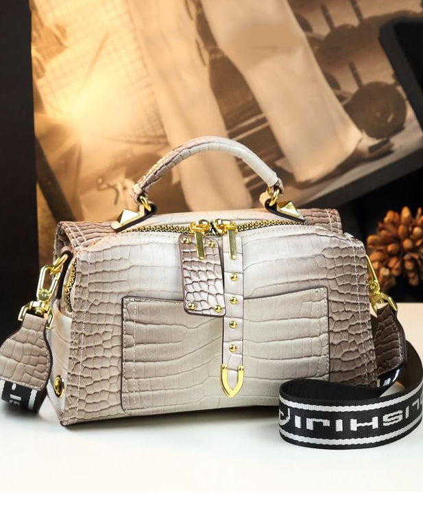 Fine Alligator Pattern Durable CrossBody Women Handbags