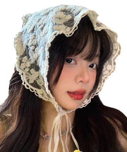 French Lace Flower Cute Baotou Triangle Headband