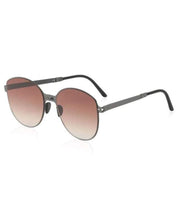 Gradient Color Brown Folding Protection Sunglasses