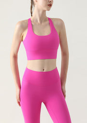 Ignite Pink Sports Bra And Leggings Set Suit Dri Fit Leggings