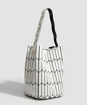 Japanese Style Fashion Geometric Diamond Grid Shoulder Bag