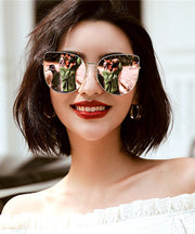 Large Frame Trendy Cat Eye Sunglasses 2024 New Model