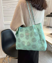 Leisure Versatile Green Large Capacity Satchel Bag Handbag