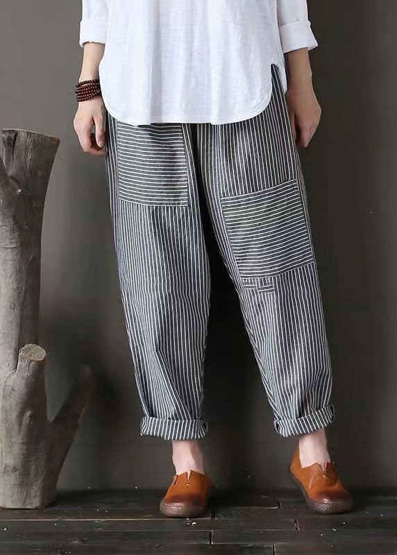 Loose Harem Linen Trousers Casual Pants