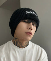 Men's New Japanese And Korean Coffee Knitted Warm Boonie Hat