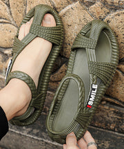 Men's Summer Army Green Anti slip Outdoor Beach Sandals