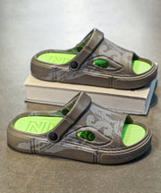 Men's Summer Outdoor Khaki Anti Slip Slide Sandals
