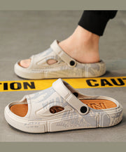 Men's Summer Outdoor Khaki Anti Slip Slide Sandals