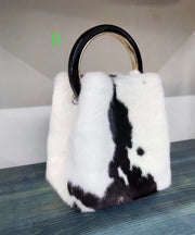 Minimally Designed Boutique Mink Fur Tote Bag