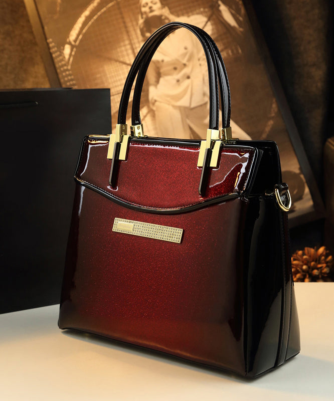 Modern Gradient Color Large Capacity Faux Leather Women Handbags