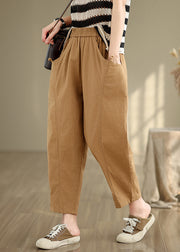 Modern Milk White Oversized Cotton Harem Pants Fall