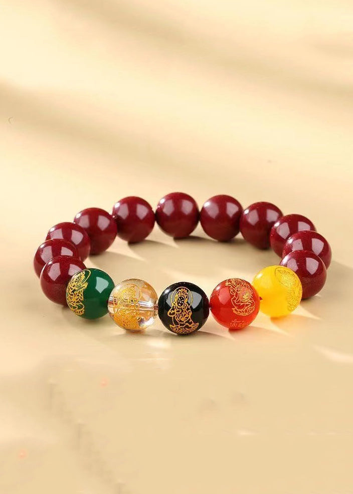 Natural Cinnabar Wealth Attracting Bracelet