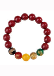 Natural Cinnabar Wealth Attracting Bracelet