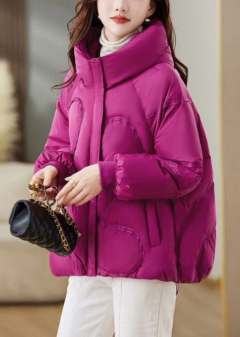 Natural Rose Oversized Duck Down Down Jacket Winter