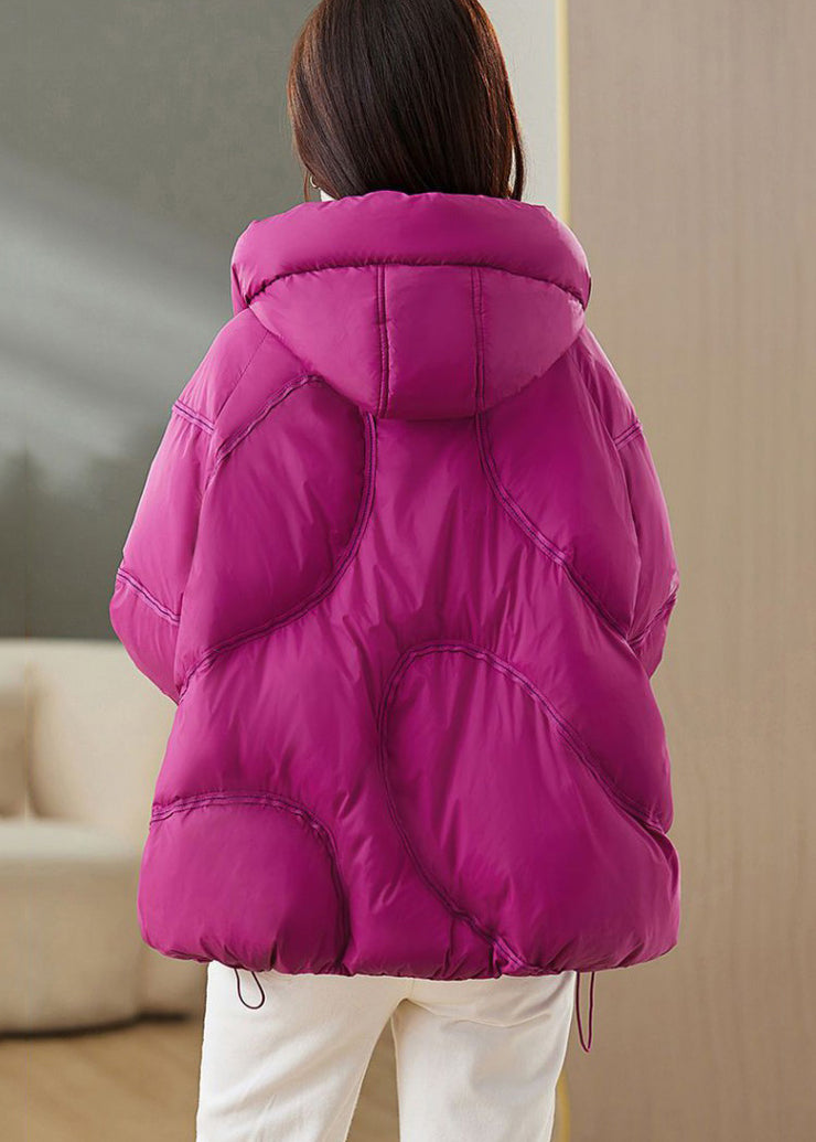 Natural Rose Oversized Duck Down Down Jacket Winter