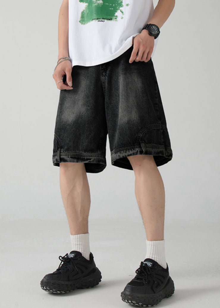 New Blue Pockets Original Design Denim Men Shorts Summer