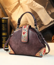 New Retro Embroidery Solid Durable Tote Handbag