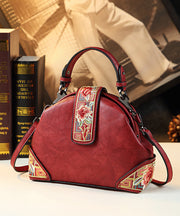 New Retro Embroidery Solid Durable Tote Handbag