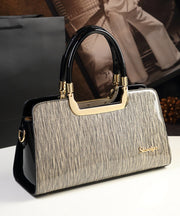 New Retro Large Capacity Faux Leather Portable Women Handbags