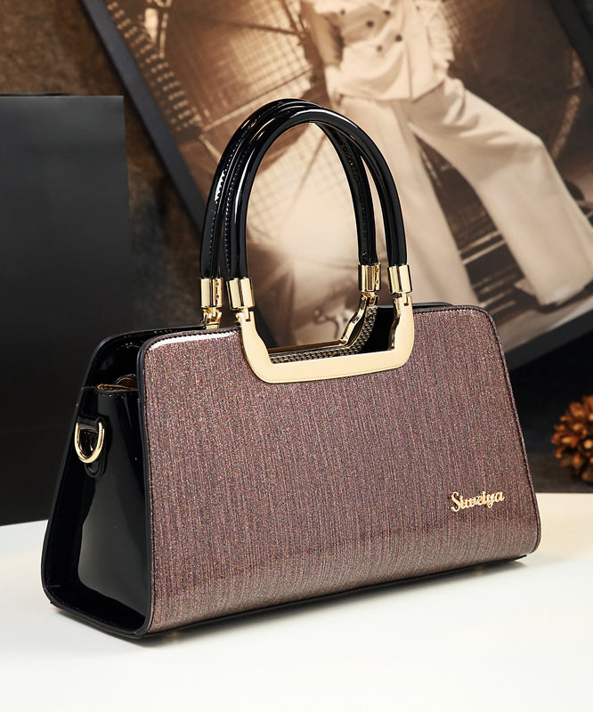 New Retro Large Capacity Faux Leather Portable Women Handbags