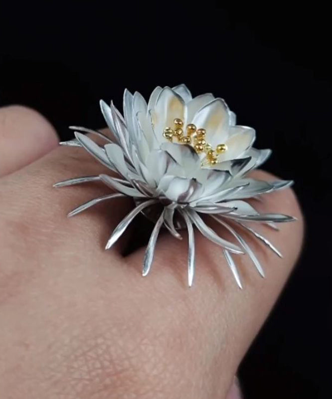 Novelty Gold Stainless Steel Epiphyllum Brooch