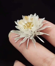 Novelty Gold Stainless Steel Epiphyllum Brooch