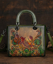 Original Chinese Style Handmade Embossed Tote Bandbag