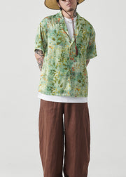Original Japanese Wizard of Oz Men Hawaiian Shirt Short Sleeved