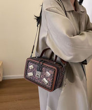 Retro 2025 New Brown Versatile Handheld Shoulder Bag