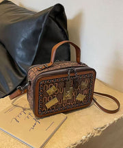 Retro 2025 New Brown Versatile Handheld Shoulder Bag