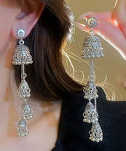 Retro Gold Metal Alloy Tassel Drop Earrings