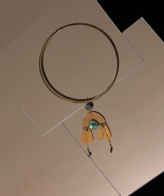 Sexy Gold Copper Crystal Zircon Choker