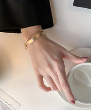 Simple Gold Cross Niche Design Cuff